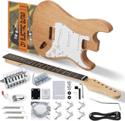 DIY ST Style Electric Guitar Kit SSS Mahogany Maple Neck