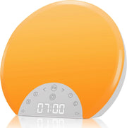 Sunrise Alarm Clock Wake Up Light Double Alarm Night Light for Kids Adults