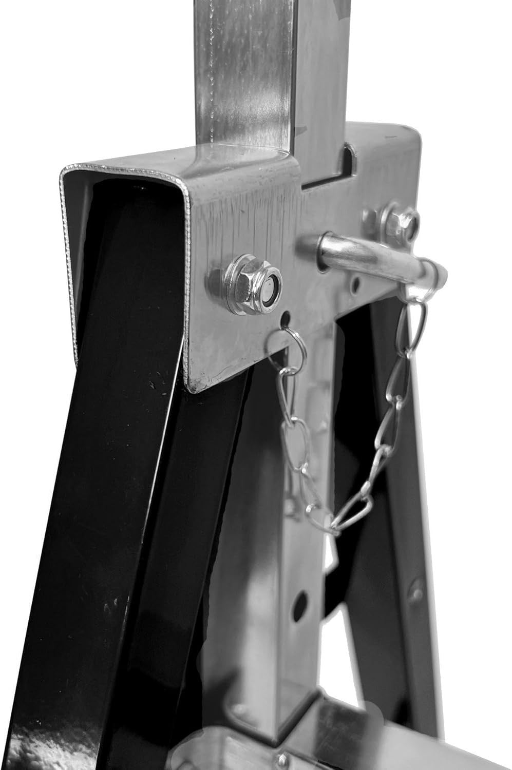 2x Adjustable Telescopic Saw Horses 200kg Steel Trestle Stands 80–130cm