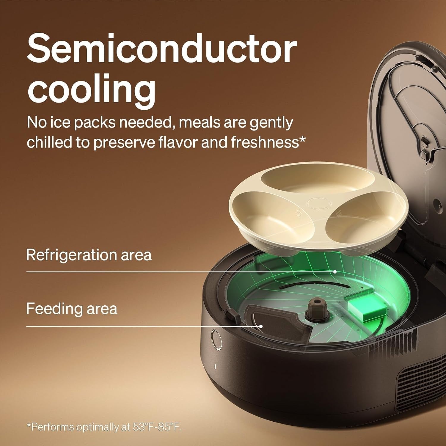 Automatic Wet Cat Feeder Refrigerated App Control 3 Day Timed Feeder