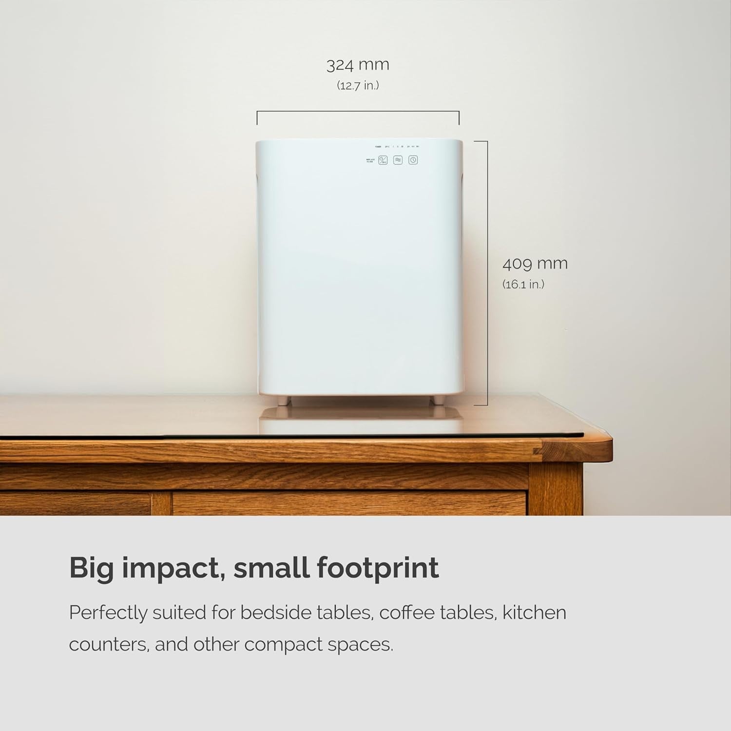 HEPA Air Purifier Large Room Allergy Dust Pollen Quiet Home Office