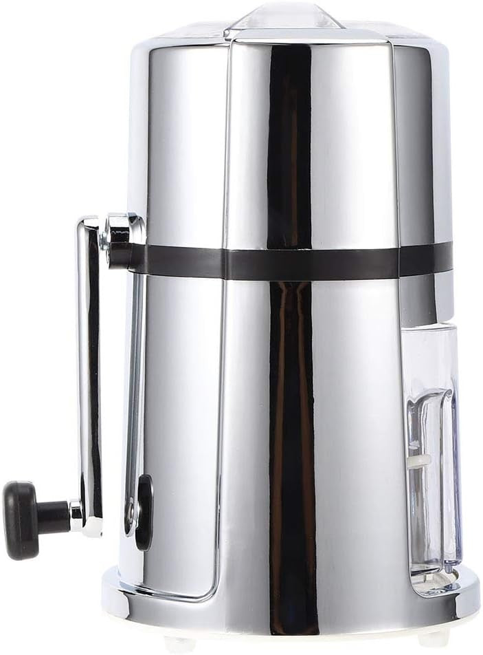Manual Ice Crusher Portable Stainless Steel Blade Drink Ice Shaver