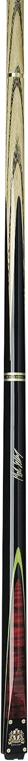 57” Snooker Pool Cue 2 Piece Ash Shaft 9.5mm Tip Matching Grain
