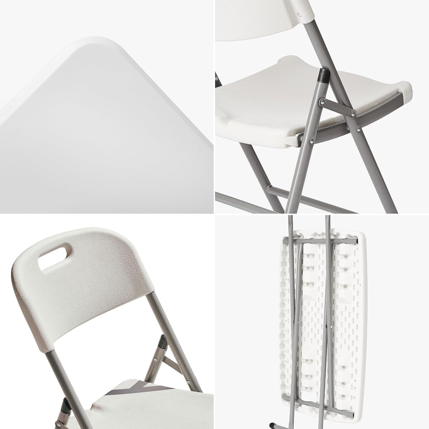 Portable Folding Table & Chairs Set Adjustable Height Outdoor Picnic Patio