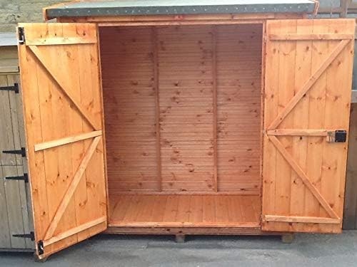 6ft x 3ft Wooden Garden Shed T&G Cladding Bike Storage Hut