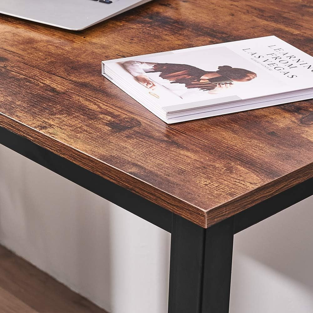Computer Desk 120cm Rustic Home Office Study Table PC Laptop Workstation