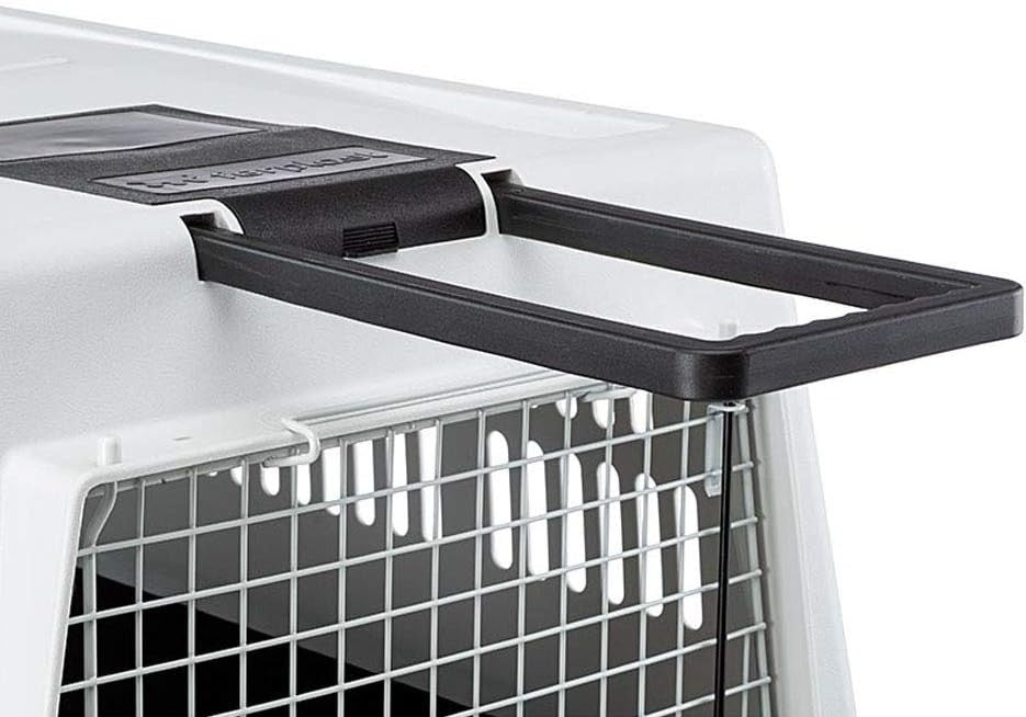 Large Dog Travel Kennel 101x68.5x75.5cm Durable Lockable Plastic Crate