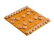 Beechwood Xiangqi Chinese Chess Set Foldable Bamboo Travel Board