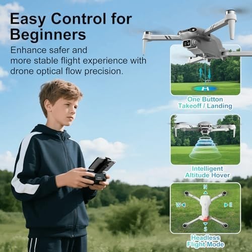 Jiakora F10 Drone 1080P Camera, Brushless Motor, Foldable RC Quadcopter