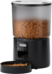 Automatic Cat Feeder 5L Timer Food Dispenser 6 Meal Voice Recorder Lock