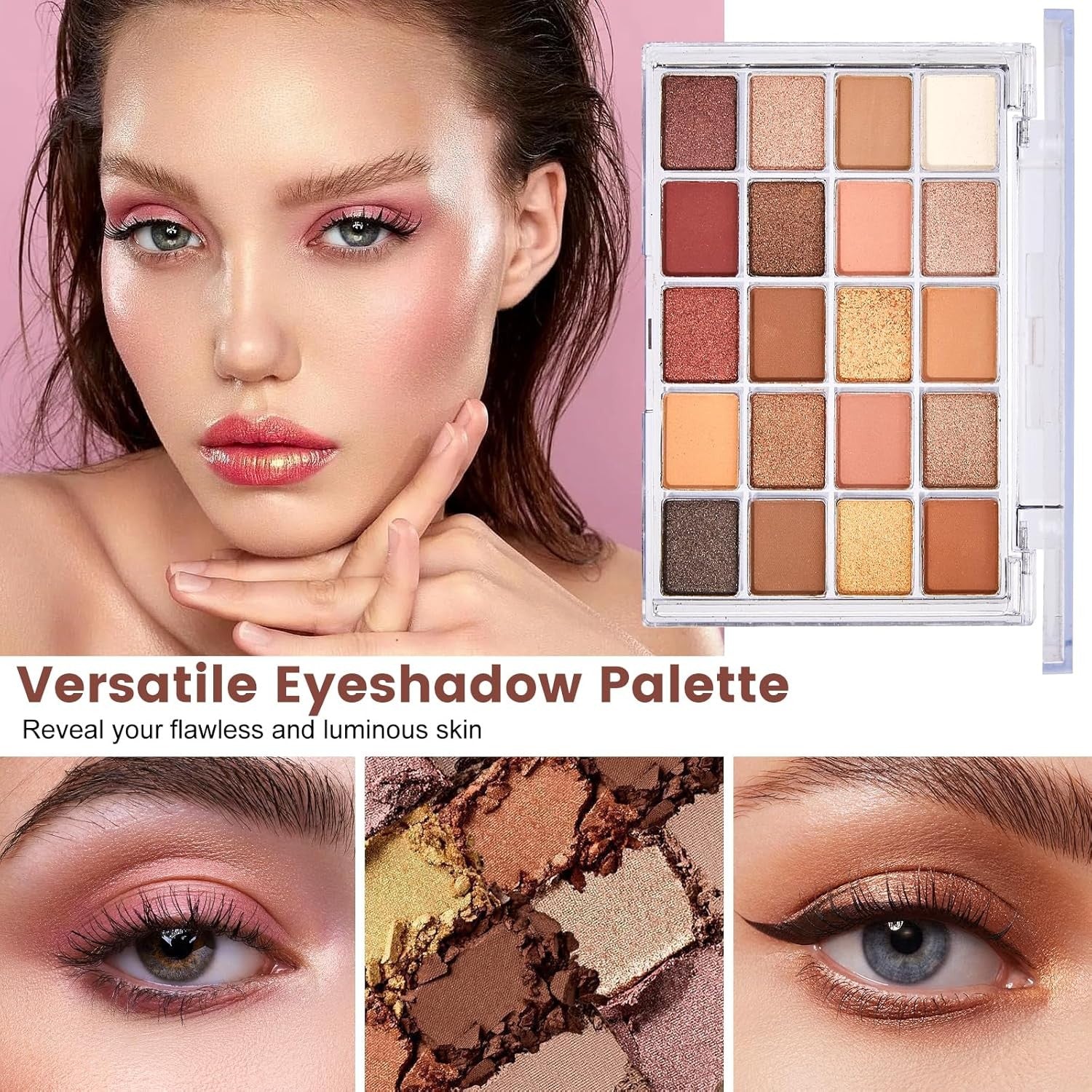 50PCS All-in-One Makeup Kit – Eyeshadow, Lipstick, Brushes & More