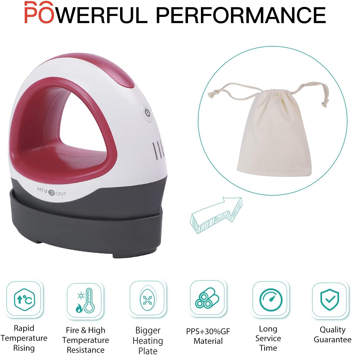 Mini Heat Press Machine for T Shirts Portable Heat Transfer Craft Tool
