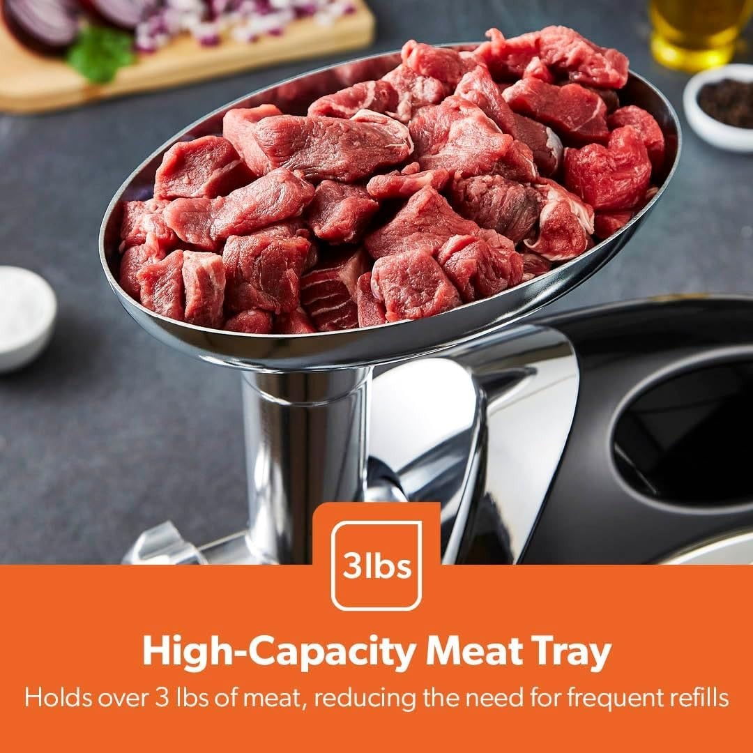 Heavy Duty Meat Mincing Machine 1800W Sausage Stuffer Reverse Function