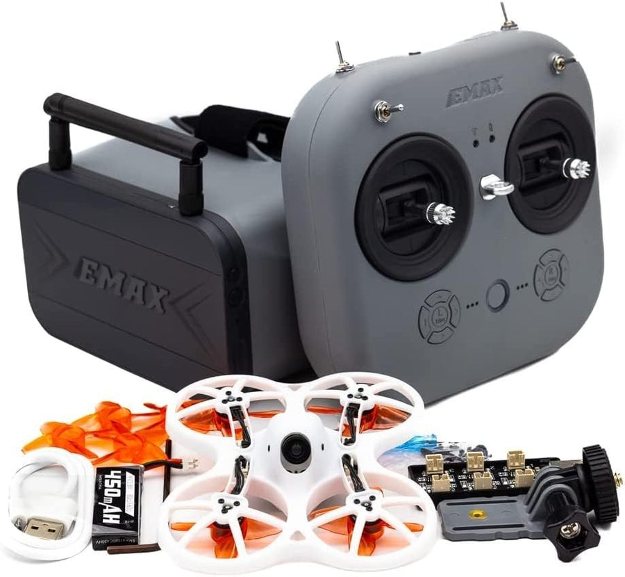 FPV Racing Drone RTF Kit with Camera, Goggles & E8 Transmitter for Kids