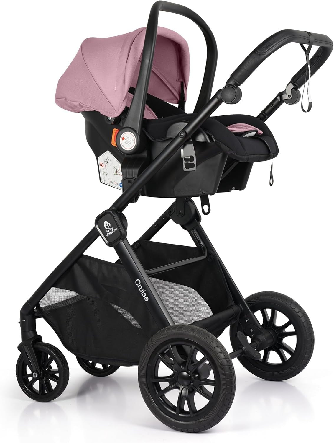 Luxury 3 in 1 Baby Pram Pushchair i-Size Car Seat Carrycot Newborn