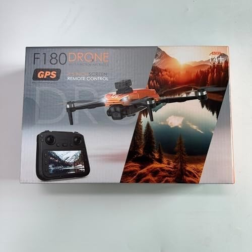 4K GPS Drone with 4.5" LCD Screen, Foldable Obstacle Avoidance Quadcopter
