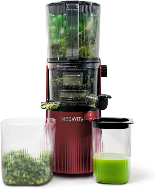 Cold Press Juicer 200W Whole Fruit Masticating High Yield Easy Clean