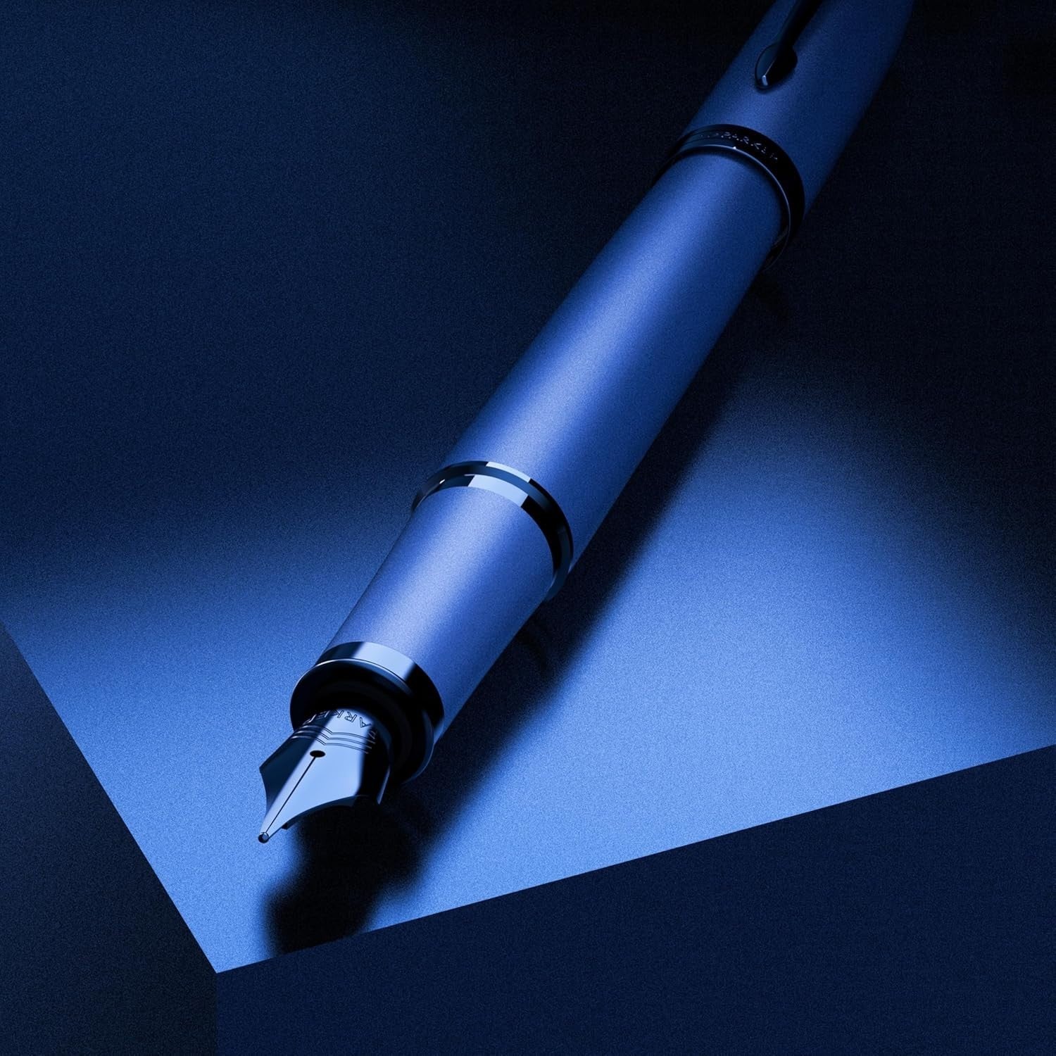 Luxury Blue Fountain Pen Fine Nib IM Monochrome Gift Box