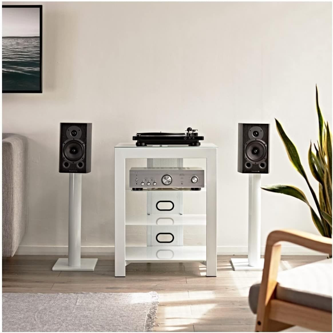 Wharfedale Diamond 9.1 100W Bookshelf Speakers Pair Black HiFi Audio