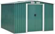 Outdoor 8x6 ft Metal Garden Shed Storage with Lockable Doors