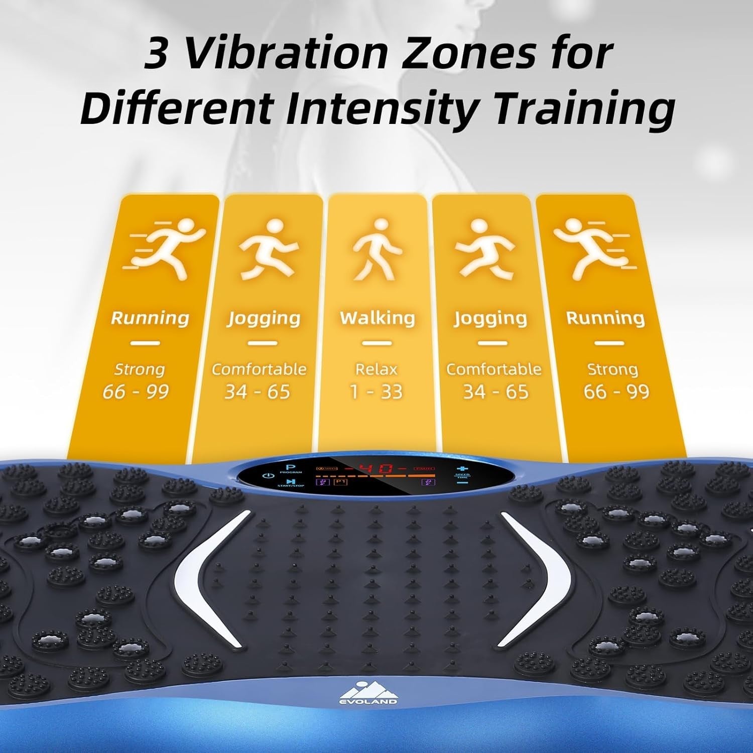 Bluetooth Vibration Fitness Platform 99 Speed Home Body Shaper