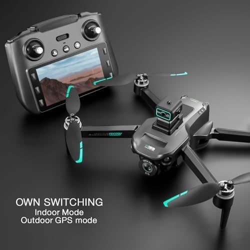 4K GPS Drone for Adults, 3 Batteries, 60min Flight, Obstacle Avoidance