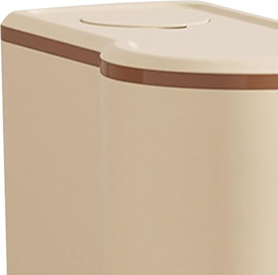 10KG Airtight Rice Storage Dispenser Press Grain Container with Window