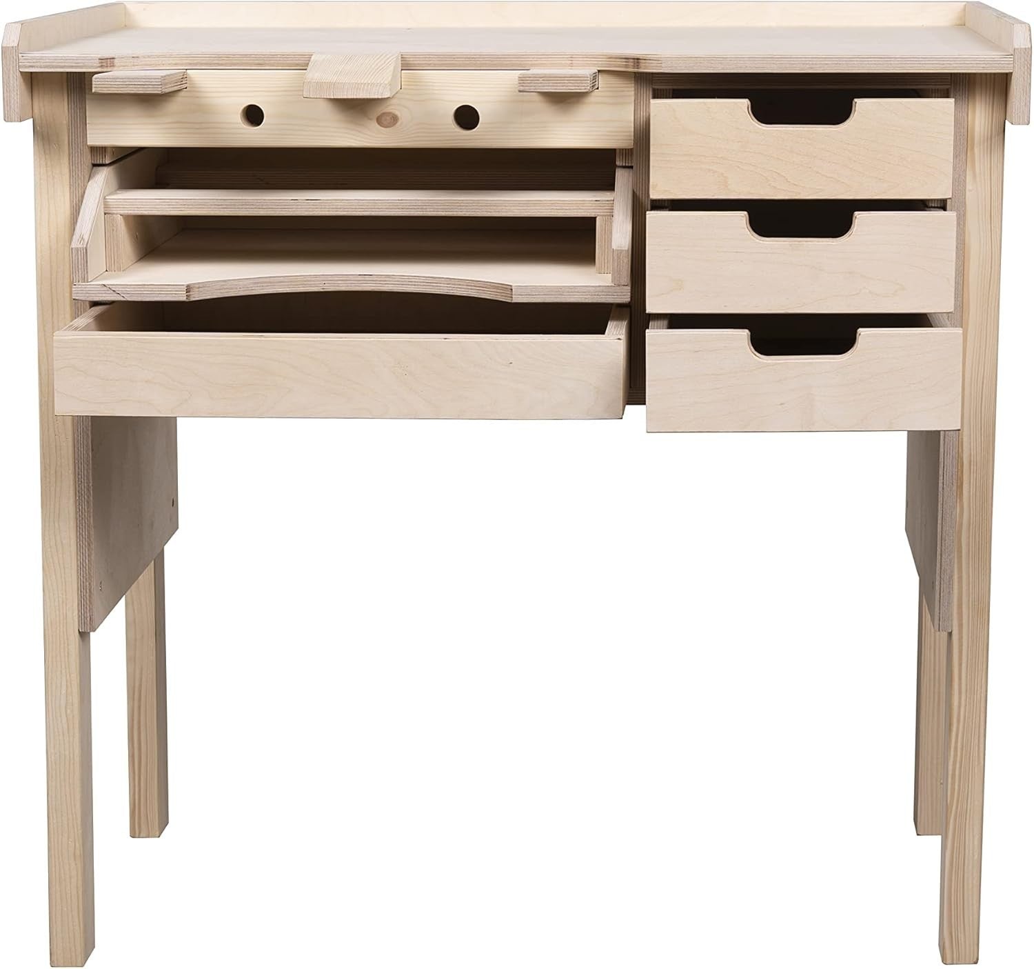 Jewellers Workbench – Opifex Craftsman Station with 18mm Birch Hardwood Top