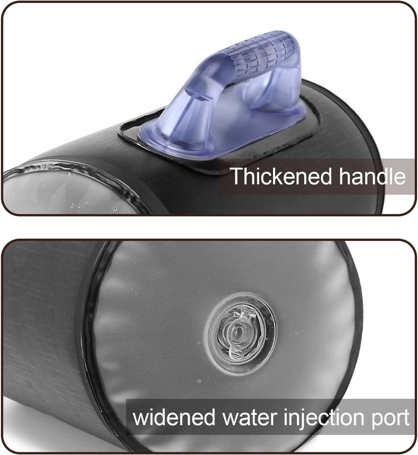 Water Filled Adjustable Dumbbells Pair 4–30LB Portable Travel Weights