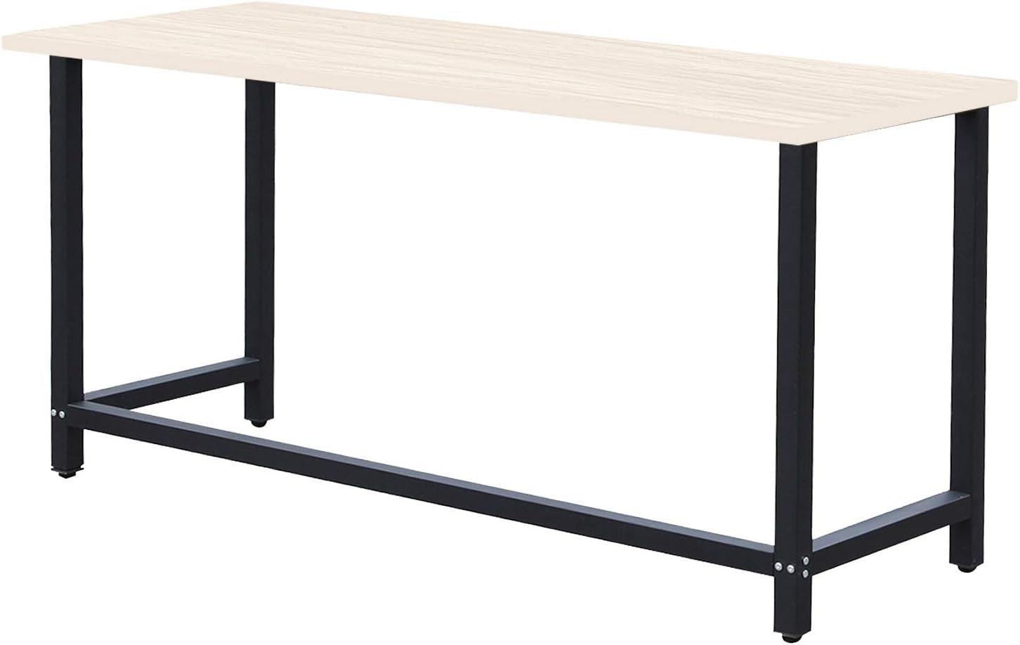 Heavy Duty Steel Workbench Frame 100x50x80cm Adjustable Table Base Garage
