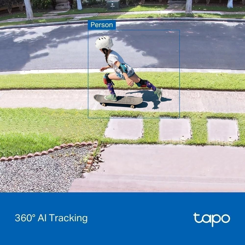 4K 8MP Security Camera Outdoor AI Facial Recognition WiFi 6 IP66