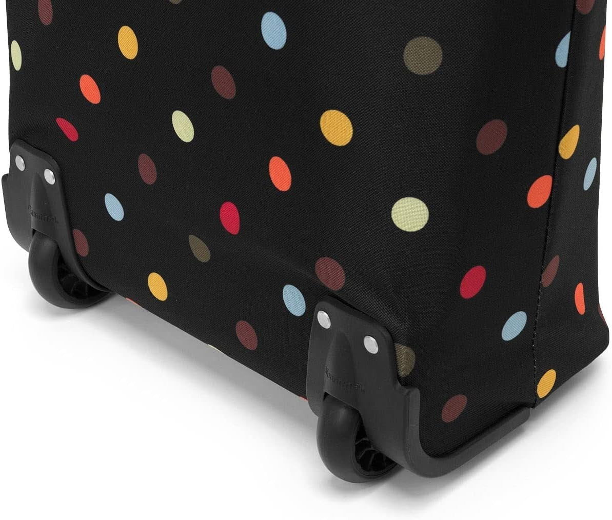 43L Reisenthel Trolley Bag with Dots Pattern, 2 Wheels & Telescopic Handle