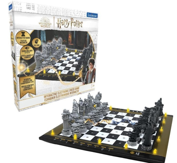 Electronic Chess Set with LED Lights | 64 Levels | Touch Keyboard | Family Strat
