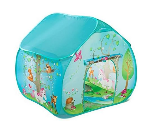 Unicorn Kids Pop Up Play Tent Indoor Outdoor Enchanted Forest