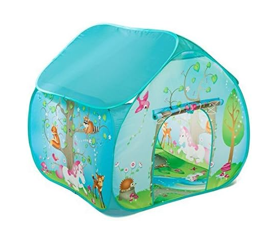 Unicorn Kids Pop Up Play Tent Indoor Outdoor Enchanted Forest