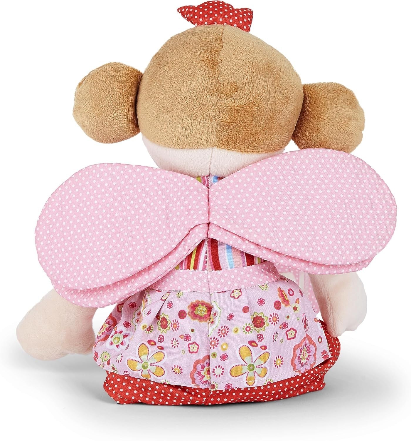 Pink Fairy Princess Soft Doll Plush Toy Wings Crown Baby Gift Girls