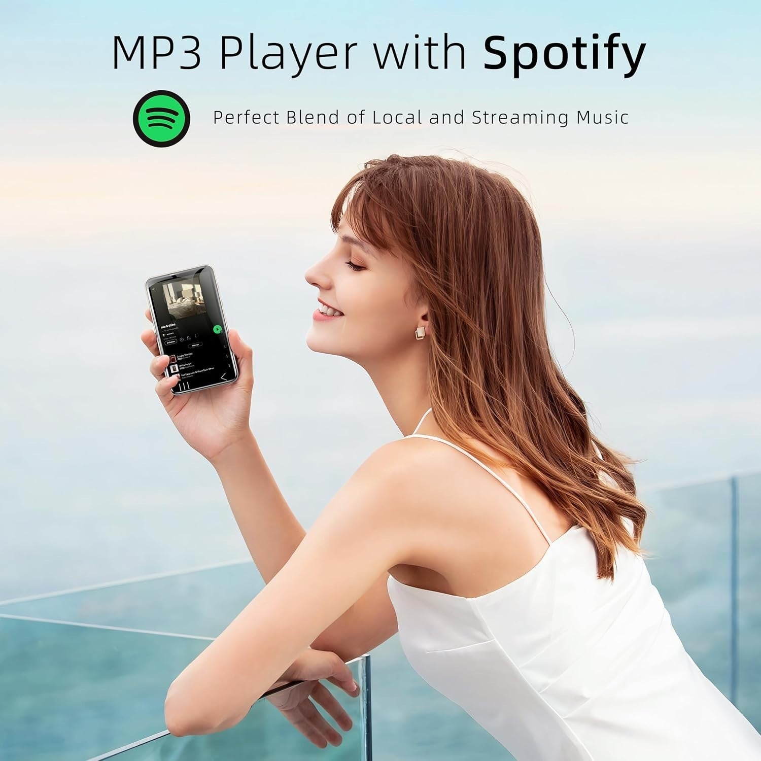 Android 9 MP3 Player WiFi Bluetooth 80GB 4" Touchscreen HiFi Speaker