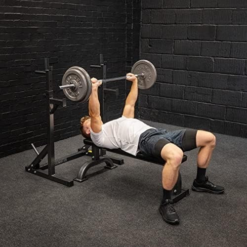Adjustable Squat Rack Stand Bench Press Dip Bars 250kg Home Gym