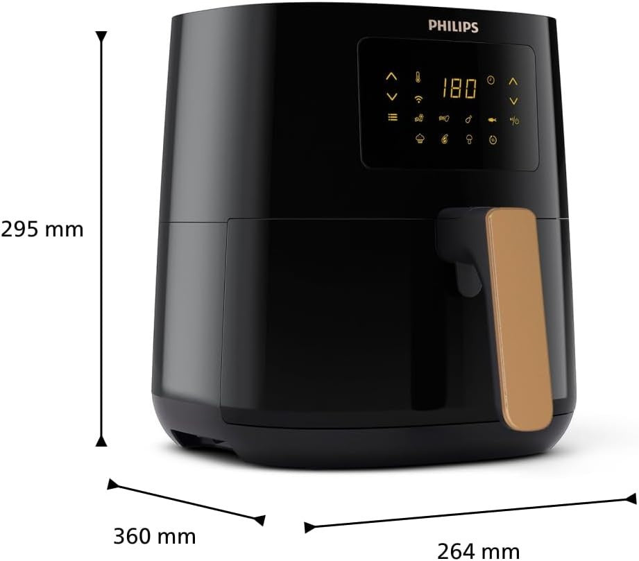 WiFi Air Fryer 4.1L 13in1 Rapid Air 90% Less Fat App Control Timer