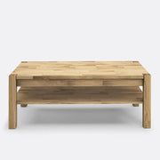 Oiled Oak Coffee Table with Shelf Storage | Solid Wood FSC® Certified