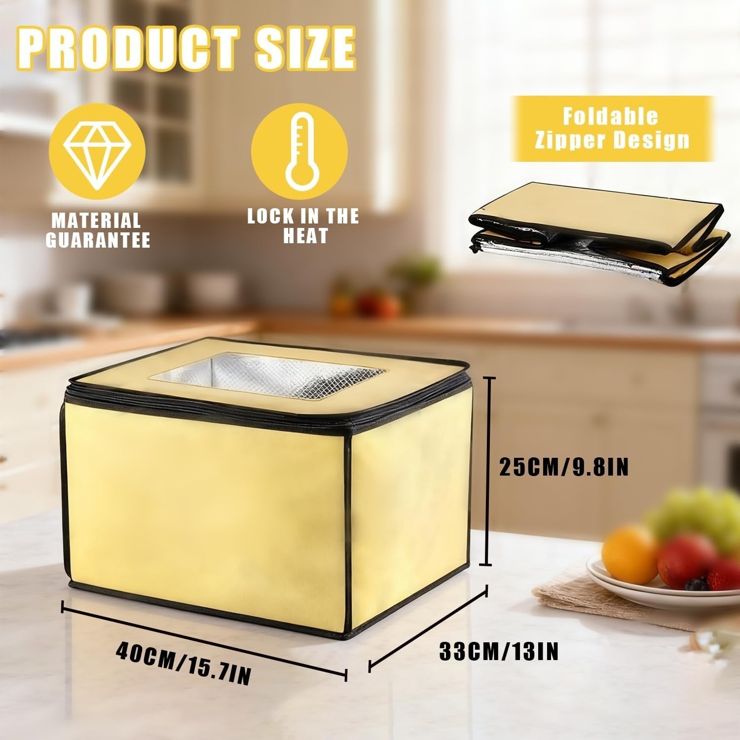 Electric Bread Dough Proofer Box with Digital Timer & Temperature Control