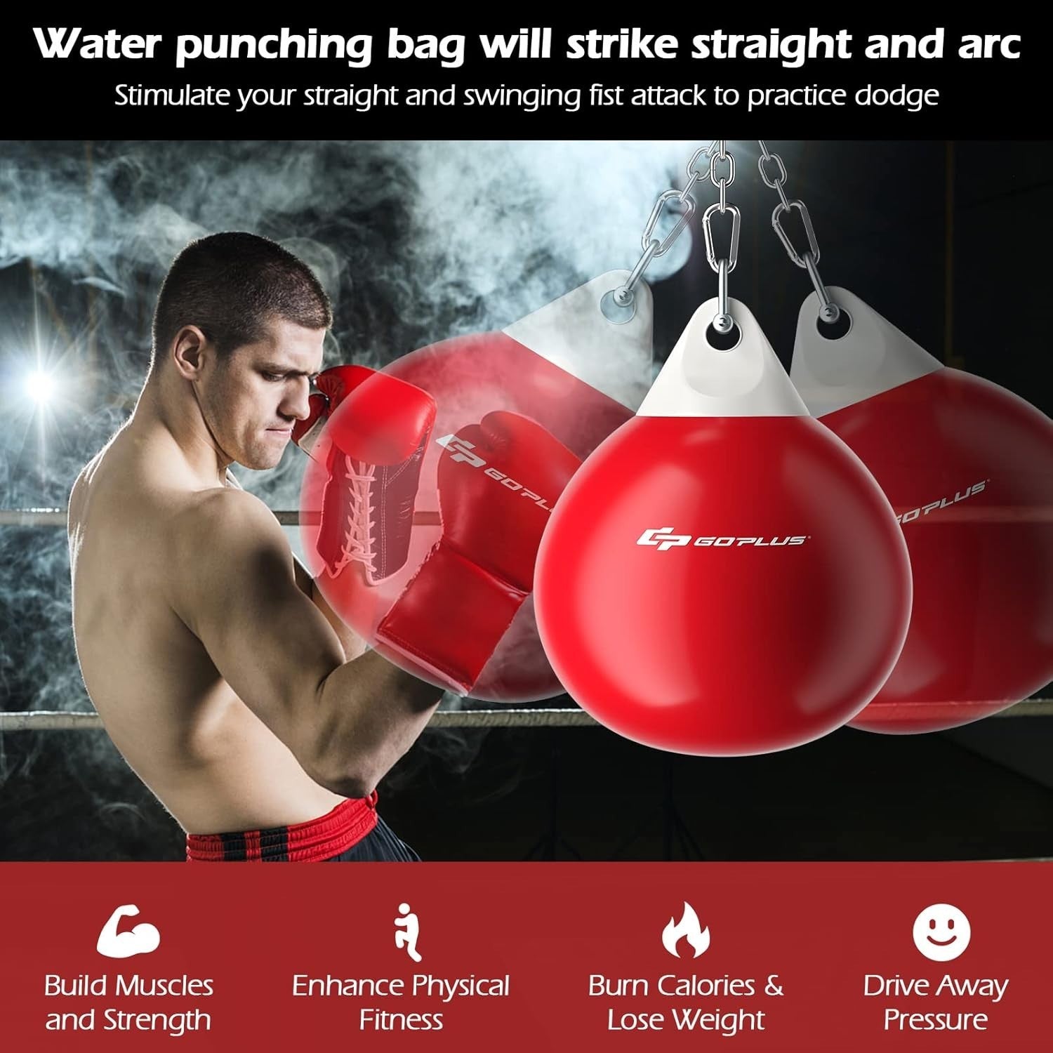 Aqua Boxing Training Bag Water Impact Punch Bag MMA Fitness