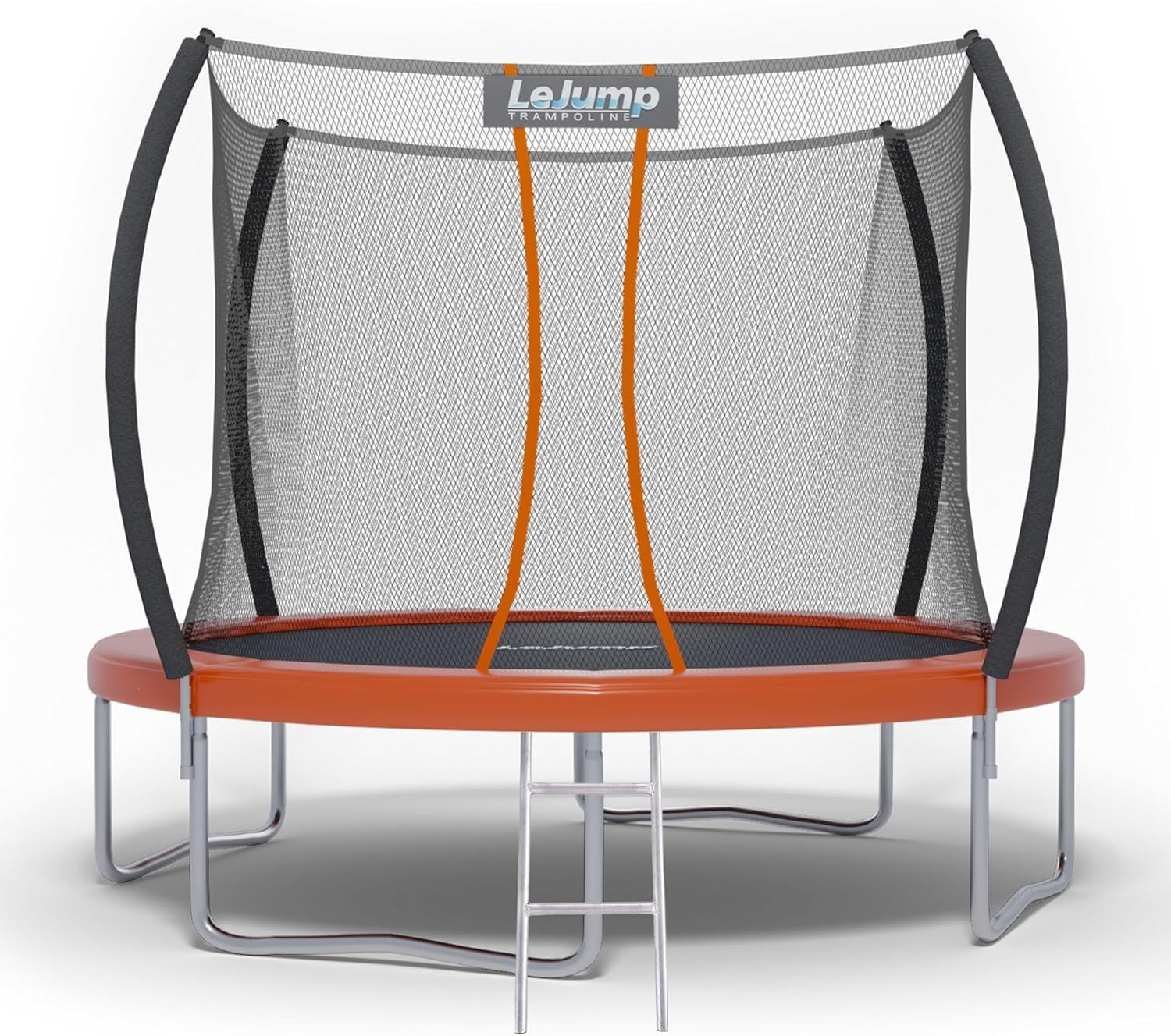 10ft Outdoor Trampoline Safety Enclosure Net Ladder Heavy Duty Kids