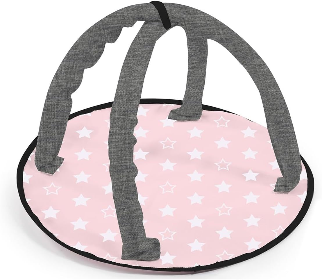 Dolls Pram Pushchair Convertible Adjustable Handle Highchair Set