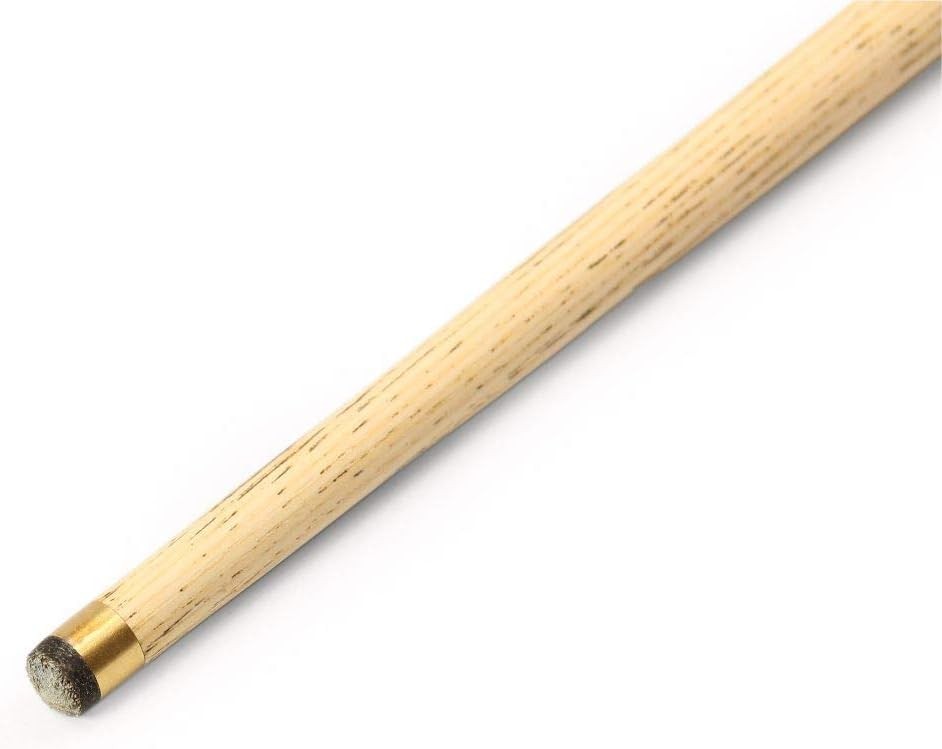 57in Centre Joint Snooker Pool Cue Ash Shaft 9mm Tip Green Butt