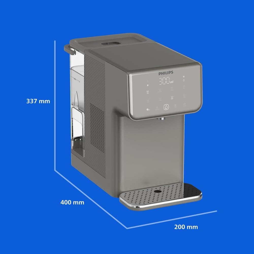 Instant Hot & Cold Water Dispenser Filtered Touch Screen 7 Temp Presets