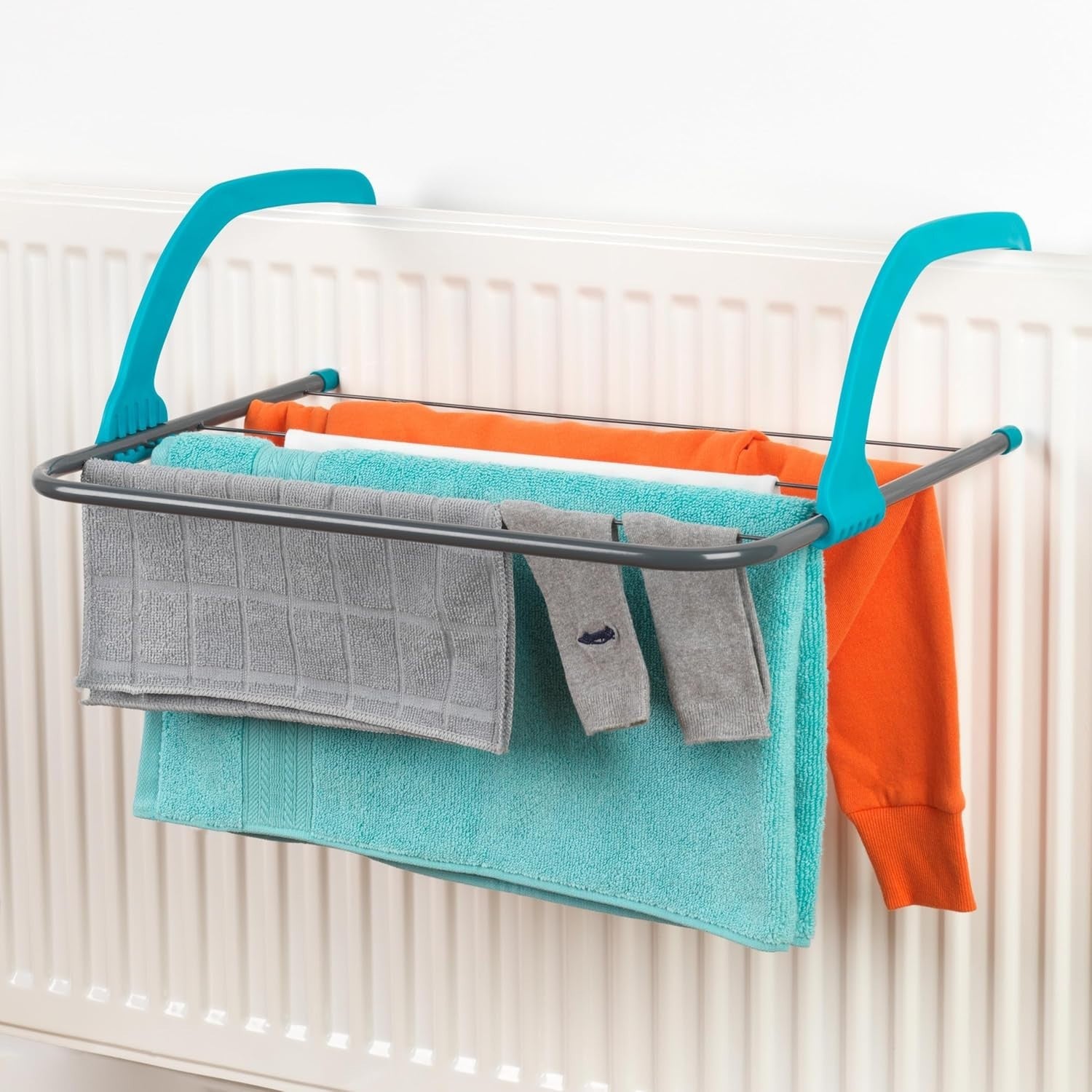 3-Tier Foldable Clothes Airer & Radiator Rack – Indoor Laundry Drying Stand