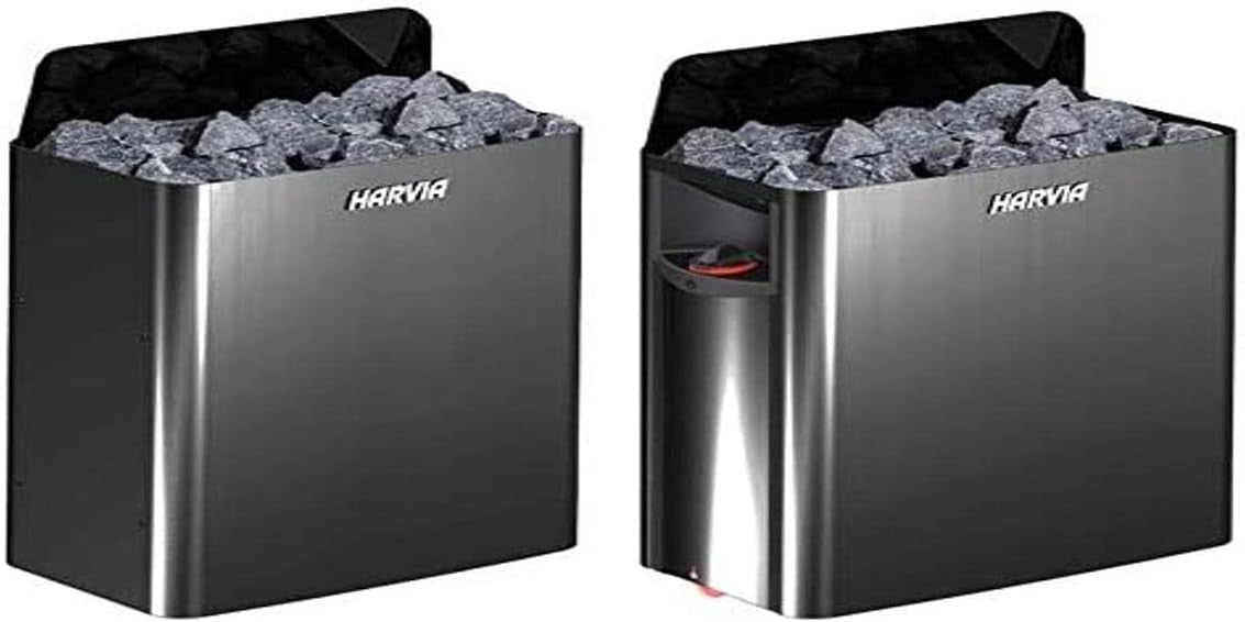 Wall Black Sauna Stove 6.0 kW – DIY Sauna Oven Without Control Unit