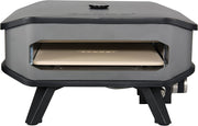 Gas Pizza Oven with Thermometer & Stone | 13" Portable Outdoor BBQ Grill 5KW