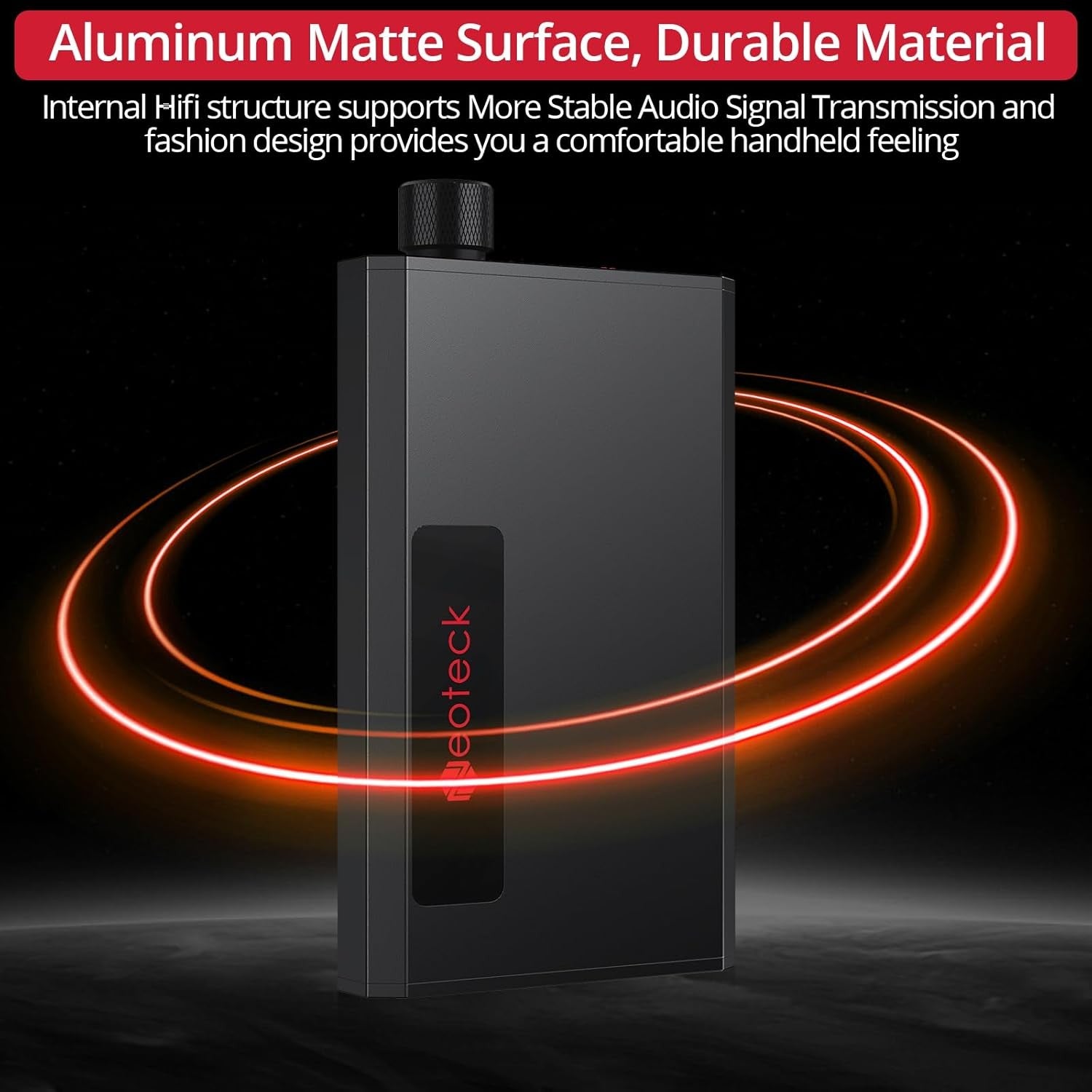 Portable Headphone Amplifier Bluetooth 5.1 Bass Boost 16-300Ω